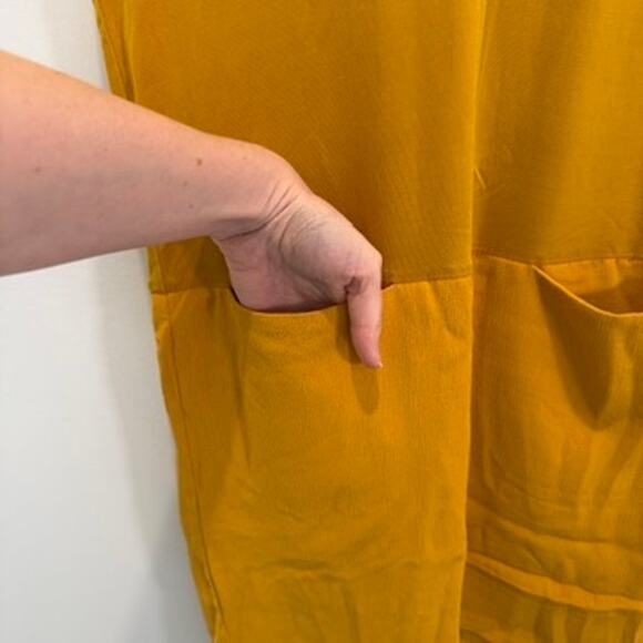 Dolan Anthropologie Short Sleeve Tunic Dress Size XS Yellow - Picture 5 of 14